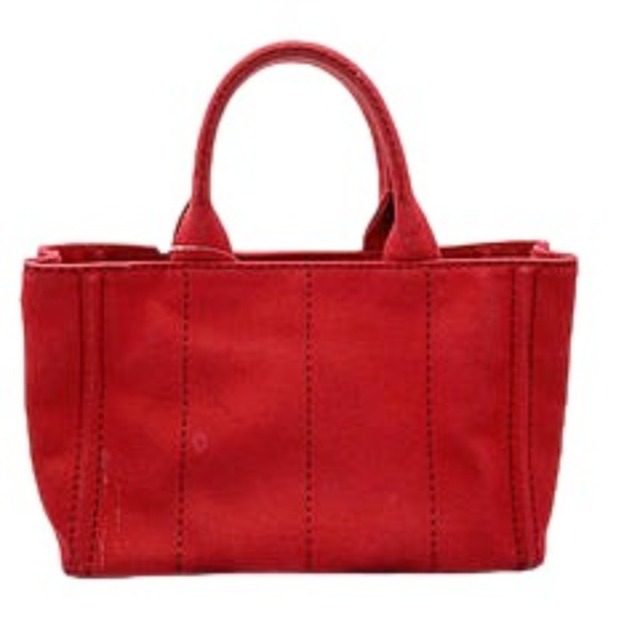 プラダ トートバッグ レッド PRADA カナパトート キャンバス プラダ トートバッグ レッド PRADA カナパトート キャンバス