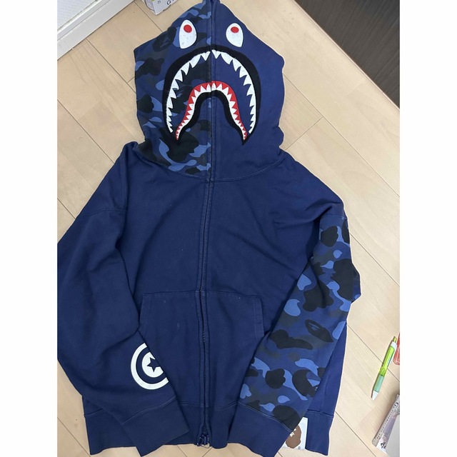 激レア2XL新品！BAPE X RUSSELL カラーカモプルオーバーパーカー