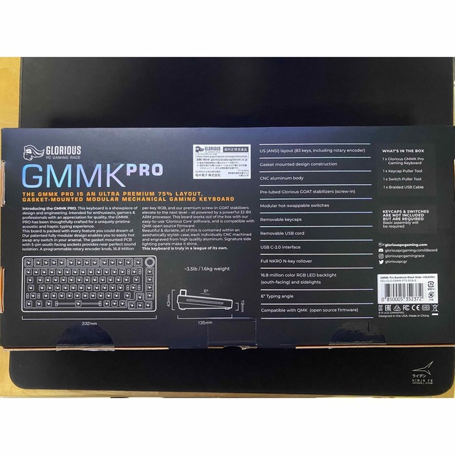 Glorious PC Gaming Race GMMK PRO 自作キーボード スマホ/家電/カメラのPC/タブレット(PC周辺機器)の商品写真