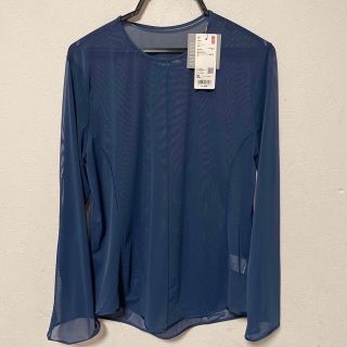 ユニクロ(UNIQLO)のユニクロ　シアークルーネックt   (カットソー(長袖/七分))