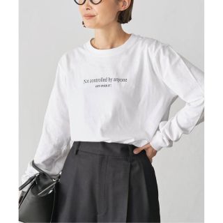 ドゥーズィエムクラス(DEUXIEME CLASSE)の【SKIN/スキン】 ロングスリーブ LOGO Tシャツ  (Tシャツ/カットソー(七分/長袖))