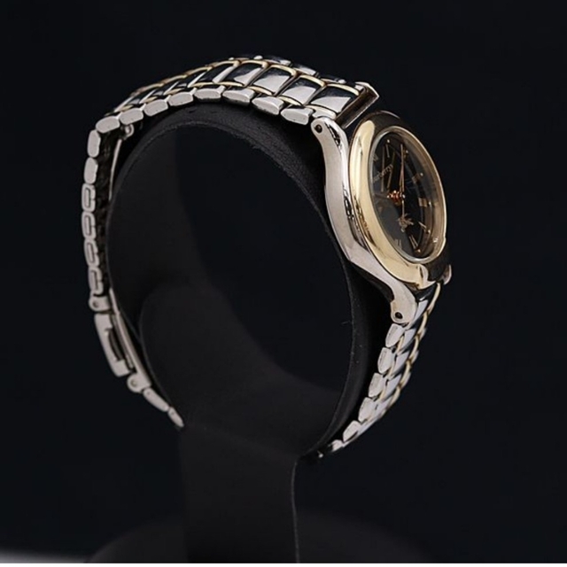 BURBERRY(バーバリー)の腕時計、稼働 バーバリー  QZ ラウンド 黒文字盤 レディース腕時計 レディースのファッション小物(腕時計)の商品写真