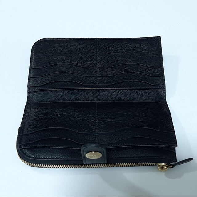 【ラスト一品 新品】イルビゾンテ ILBISONTE 黒 長財布
