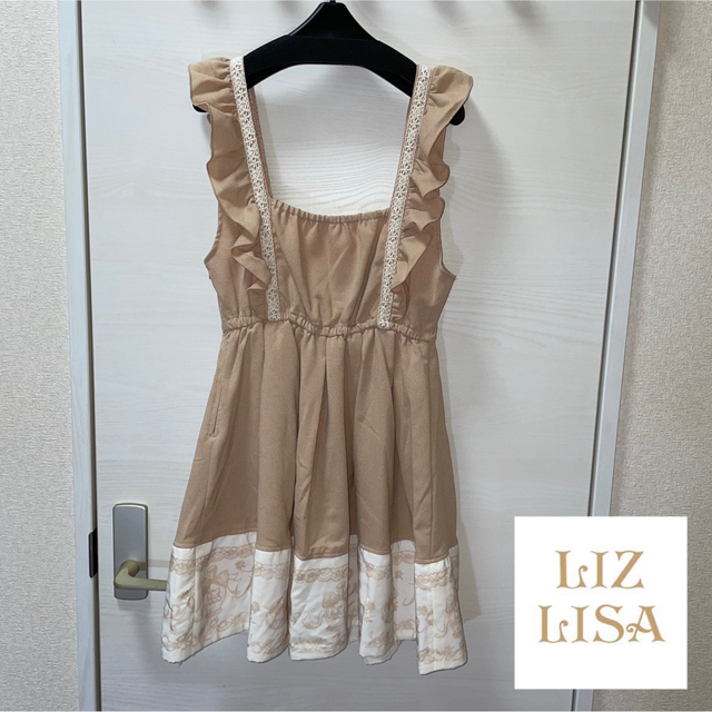 LIZ LISA(リズリサ)の【即日発送】【匿名配送】リズリサ　メイド　風　ジャンスカ レディースのワンピース(ミニワンピース)の商品写真