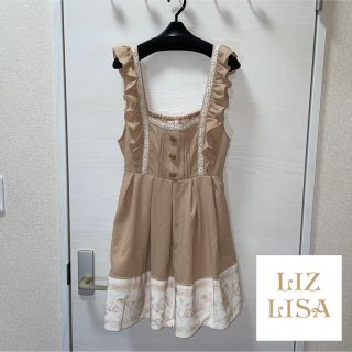 リズリサ(LIZ LISA)の【即日発送】【匿名配送】リズリサ　メイド　風　ジャンスカ(ミニワンピース)