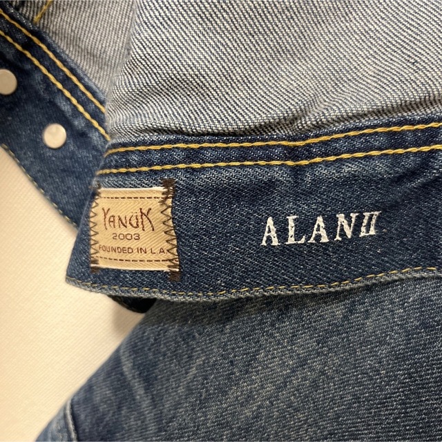 YANUK(ヤヌーク)の【定価4.6万】YANUK ALAN Ⅱ ヴィンテージ加工 デニムジャケット メンズのジャケット/アウター(Gジャン/デニムジャケット)の商品写真