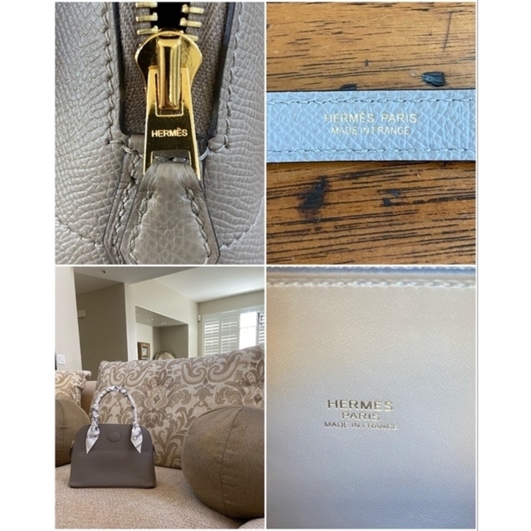 Hermes - 最短当日発送・グリアスファルト×ゴールド金具・ボリード27の