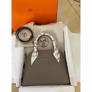 エルメス(Hermes)の最短当日発送・グリアスファルト×ゴールド金具・ボリード27(ショルダーバッグ)