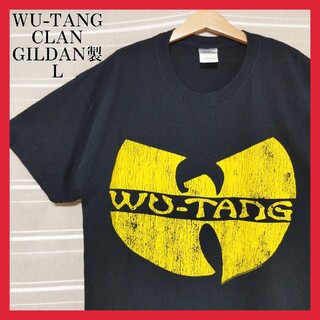ギルタン(GILDAN)のWU-TANGCLAN ウータンクラン バンドTシャツ tシャツ バンt 黒(Tシャツ/カットソー(半袖/袖なし))