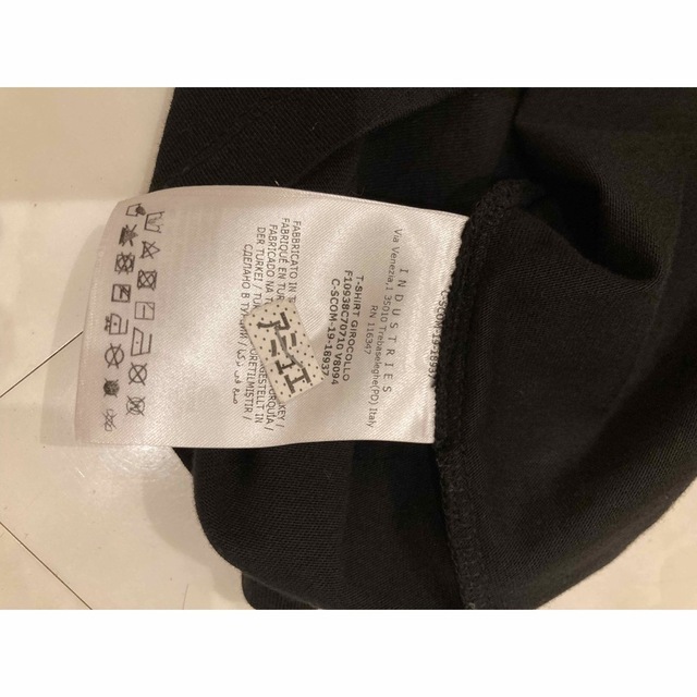 MONCLER - クリーニング済】モンクレール ロゴ Tシャツ ブラック