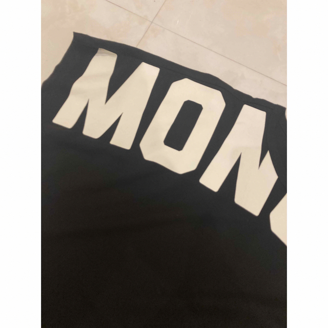MONCLER - クリーニング済】モンクレール ロゴ Tシャツ ブラック