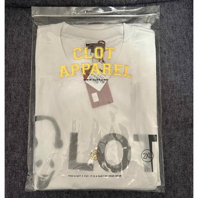 CLOT×Fragment クロット×フラグメント　Tシャツ　ホワイト　XXL