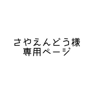 さやえんどう様専用ページ(その他)