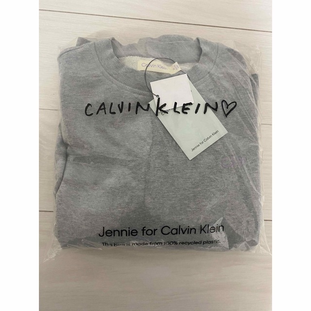 Jennie Calvin Klein フレンチテリークルーネックスウェット S