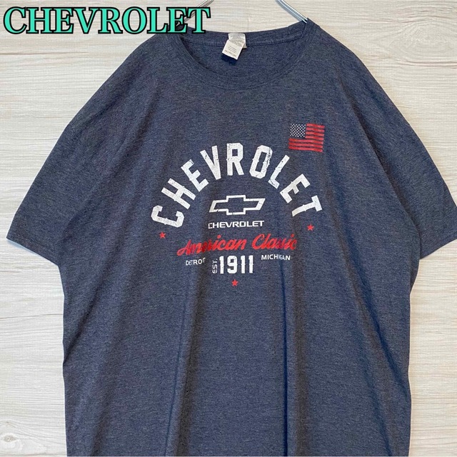 Chevrolet(シボレー)の【入手困難】CHEVROLET シボレー　Tシャツ　アーチロゴ　3XL　海外輸入 メンズのトップス(Tシャツ/カットソー(半袖/袖なし))の商品写真