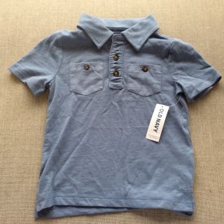 オールドネイビー(Old Navy)の半袖シャツ 85 ブルーグレー(Tシャツ/カットソー)