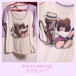 ウィゴー(WEGO)のAMO♡ラグランT(Tシャツ(長袖/七分))