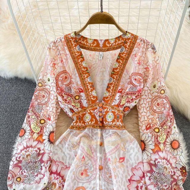 春夏コーデ❤️ロングワンピース レディース ドレス 長袖 パーティー ...