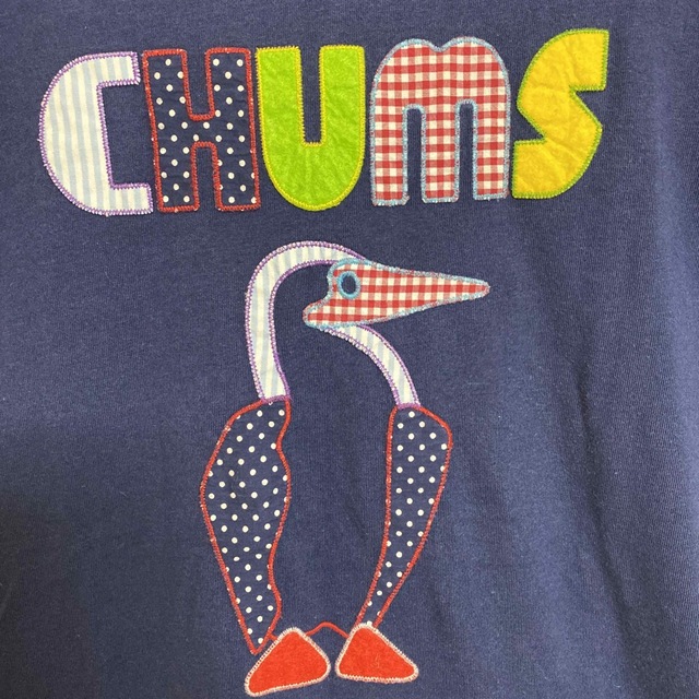 CHUMS(チャムス)のチャムス CHUMS  ブービー アップリケTシャツ メンズ Lサイズ ネイビー メンズのトップス(Tシャツ/カットソー(半袖/袖なし))の商品写真