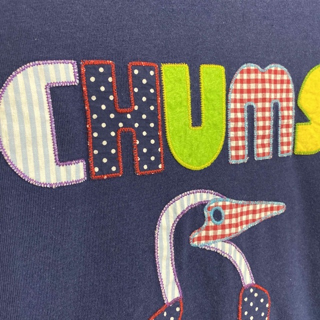 CHUMS(チャムス)のチャムス CHUMS  ブービー アップリケTシャツ メンズ Lサイズ ネイビー メンズのトップス(Tシャツ/カットソー(半袖/袖なし))の商品写真
