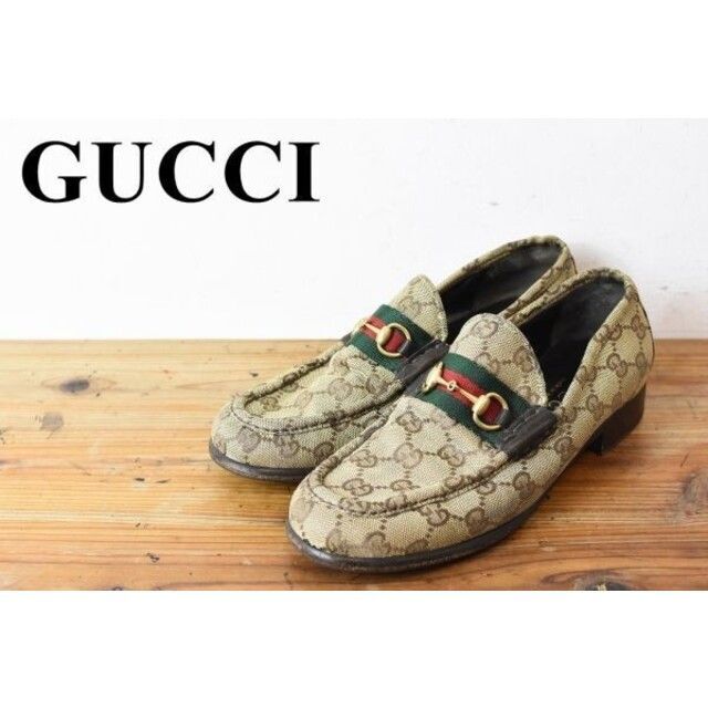 AL AD0026 高級 GUCCI グッチ GG ロゴ 金具 シェリーライン-