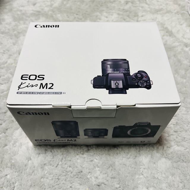 Canon   キヤノン EOS Kiss M2 ダブルズームキットブラックの通販