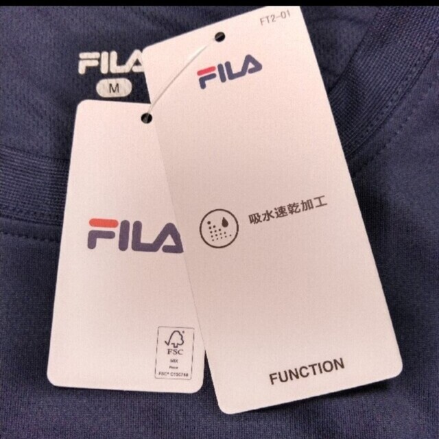 FILA(フィラ)のFILA フィラ 吸水速乾加工 Tシャツ サイズ M 男女兼用 スポーツ/アウトドアのスポーツ/アウトドア その他(その他)の商品写真