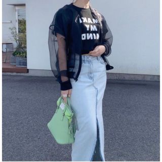 ZARA オーガンザボンバージャケット M-L - ブルゾン