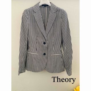 セオリー(theory)の★Theory(セオリー)★ジャケット★ストライプ★春夏秋(テーラードジャケット)