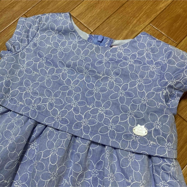 mikihouse(ミキハウス)の美品　ミキハウスワンピース キッズ/ベビー/マタニティのキッズ服女の子用(90cm~)(ワンピース)の商品写真