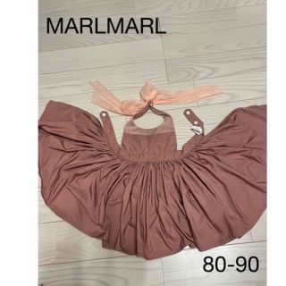 マールマール(MARLMARL)のMARLMARL  エプロン　ピンク　80-90(その他)