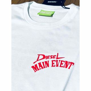 ディーゼル(DIESEL)のDIESEL  新品未使用　XXSサイズ　Tシャツ　カットソー　白　ディーゼル(Tシャツ/カットソー(半袖/袖なし))