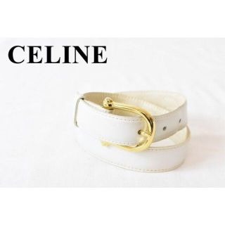 セリーヌ(celine)のAL AD0035 高級 CELINE セリーヌ OLD vintage レザー(ベルト)