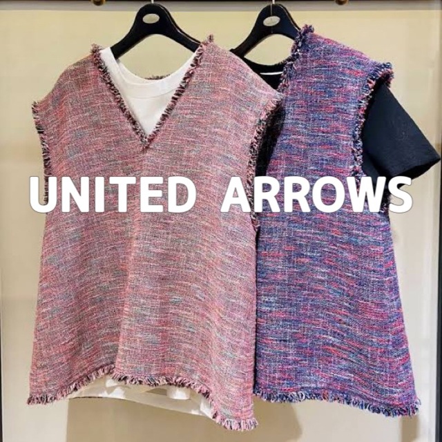 ベスト/ジレ【新品タグ付】UNITED ARROWS ツイードベスト