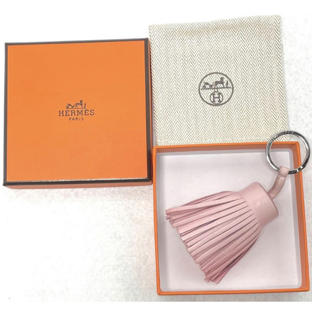 美品】 HERMES エルメス カルメン チャーム キーホルダー タッセル-