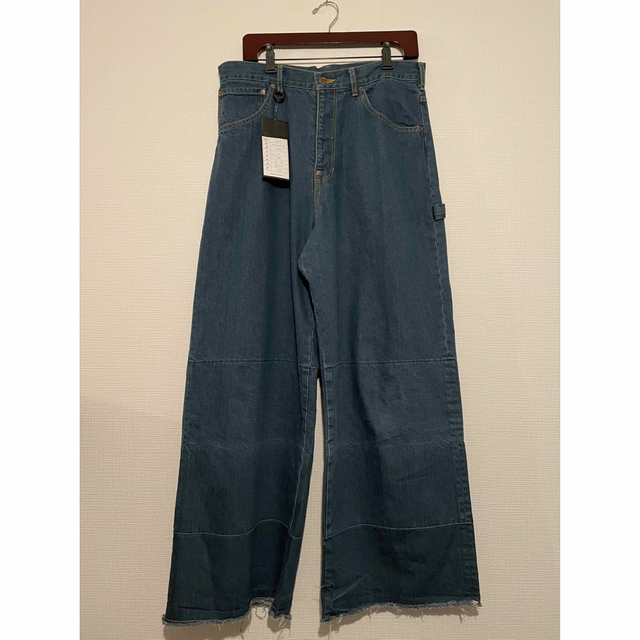23SS SOSHIOTSUKI NOT SHORT PAINTER DENIM クリアランス卸値 パンツ