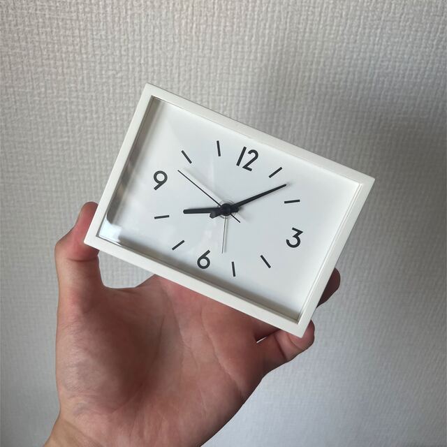 MUJI (無印良品)(ムジルシリョウヒン)の駅の時計 アラームクロック インテリア/住まい/日用品のインテリア小物(置時計)の商品写真