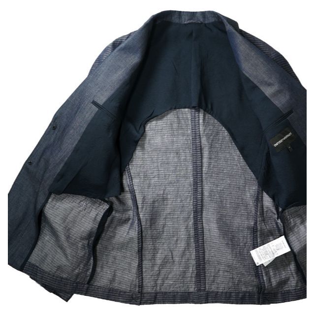 Emporio Armani(エンポリオアルマーニ)の新品 EMPORIO ARMANI エンポリオアルマーニ 春夏 リネンジャケット メンズのジャケット/アウター(テーラードジャケット)の商品写真