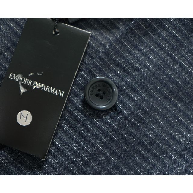 Emporio Armani(エンポリオアルマーニ)の新品 EMPORIO ARMANI エンポリオアルマーニ 春夏 リネンジャケット メンズのジャケット/アウター(テーラードジャケット)の商品写真