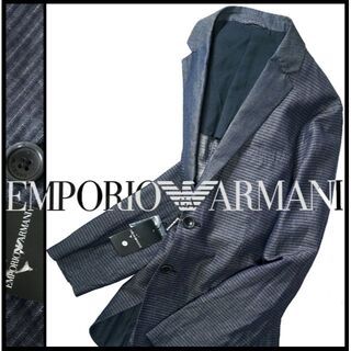 エンポリオアルマーニ(Emporio Armani)の新品 EMPORIO ARMANI エンポリオアルマーニ 春夏 リネンジャケット(テーラードジャケット)