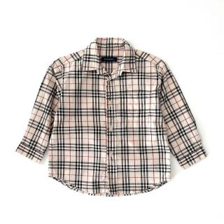 バーバリー(BURBERRY)のBURBERRY バーバリー ノバチェックシャツ 子供服 男の子 120cm(Tシャツ/カットソー)