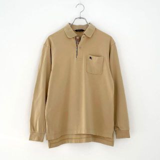 バーバリー(BURBERRY)のBURBERRY バーバリー ポロシャツ 長袖 メンズ M ノバチェック(ポロシャツ)