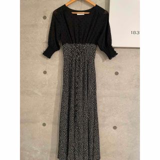 アメリヴィンテージ(Ameri VINTAGE)のMeili Invariant  San Marino Dot Dress(ロングワンピース/マキシワンピース)