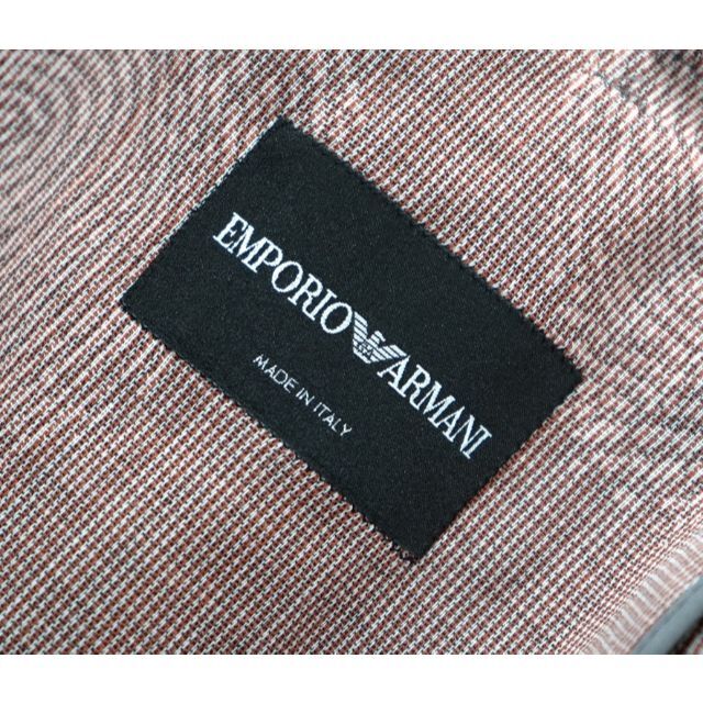 Emporio Armani(エンポリオアルマーニ)の新品 EMPORIO ARMANI アルマーニ 裏地柄ジャージーウールジャケット メンズのジャケット/アウター(テーラードジャケット)の商品写真