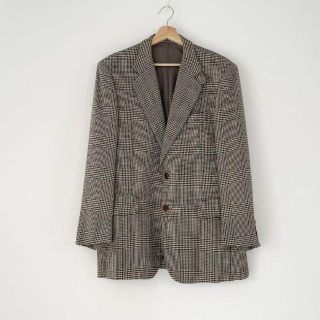 バーバリー(BURBERRY)のBurberry バーバリー ジャケット メンズ L チエック柄 ヴィンテージ(テーラードジャケット)