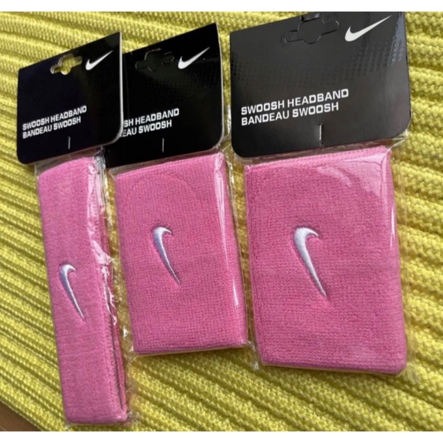 新品　NIKE ナイキ リストバンド　3点セット 12*8cm | フリマアプリ ラクマ