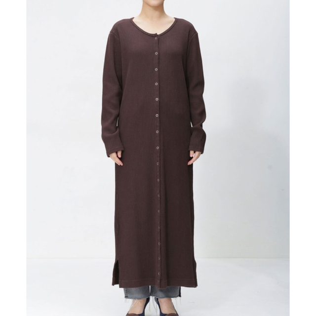 【美品】R JUBILEE/Rib Cardigan Dress