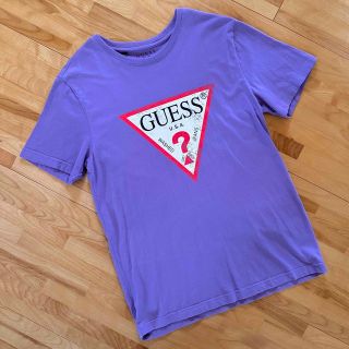 ゲス(GUESS)のGUESS Tシャツ パープル size L(Tシャツ(半袖/袖なし))