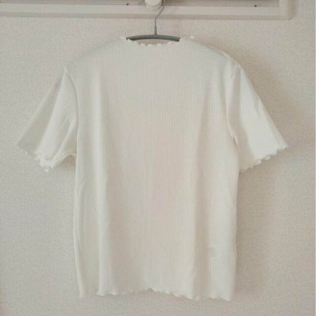 GU(ジーユー)の【ジーユー】リブメローコンパクトT レディースのトップス(Tシャツ(半袖/袖なし))の商品写真