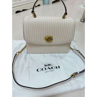 希少色✨COACH ショルダーバッグ キルティング シルバー金具 マスタード 黄